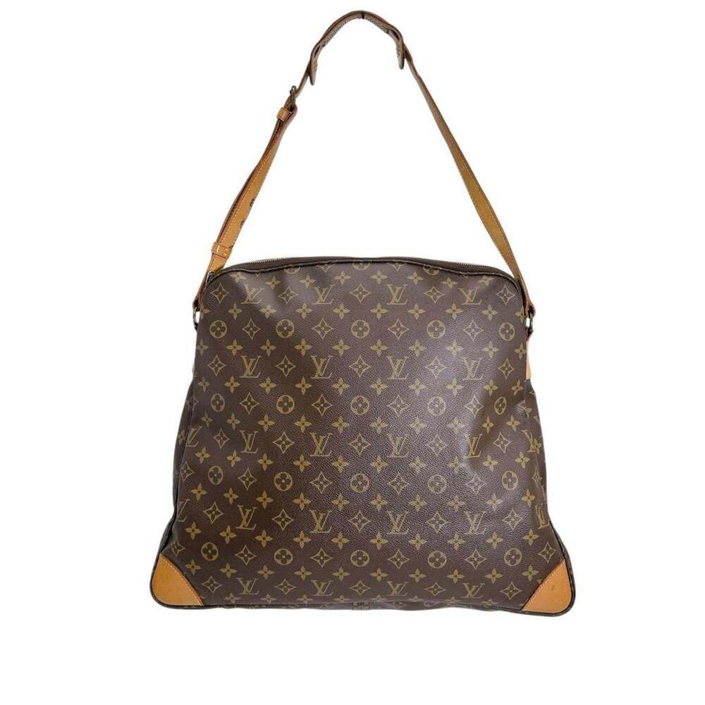 LOUIS VUITTON Authentic Brown Monogram Canvas Shoulder Bag